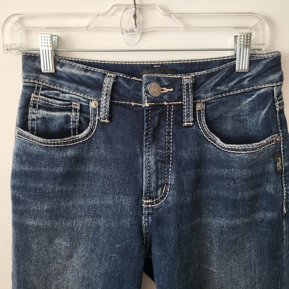 Silver Jeans Co. Avery Slim Boot Ladies Jean size 27 - Picture 5 of 10